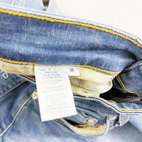 Rag & Bone Cate Mid-Rise Ankle Skinny Denim Jeans SZ6 - Picture 3 of 10